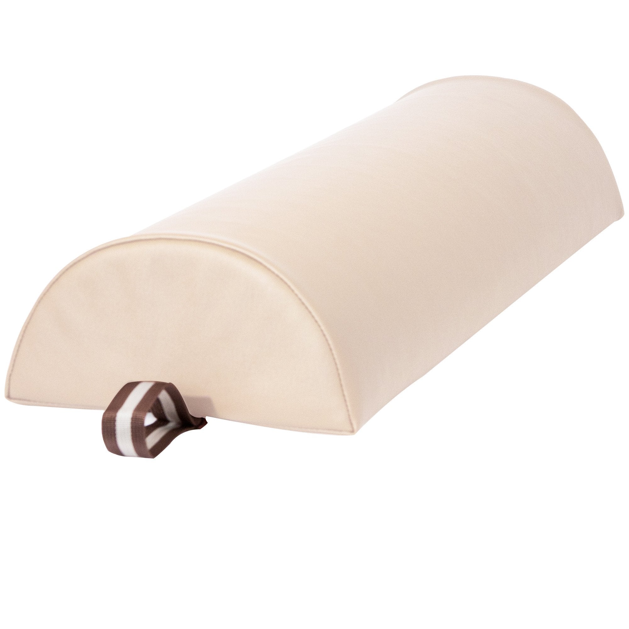 Master Massage knierol, halve rol, nekrol, 15 cm, klein positioneringshulpmiddel, positioneringsrol, rolkussen voor massage / therapie en massagetafel, beige,