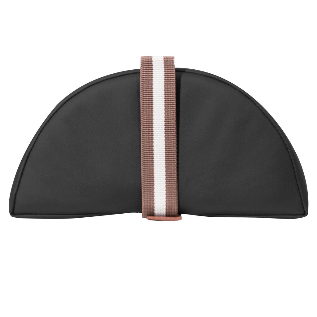 Master Massage knierol, halve rol en nekrol, 15 cm, kleine ondersteuningsrol, rolkussen voor massage/therapie en massagetafel, zwart