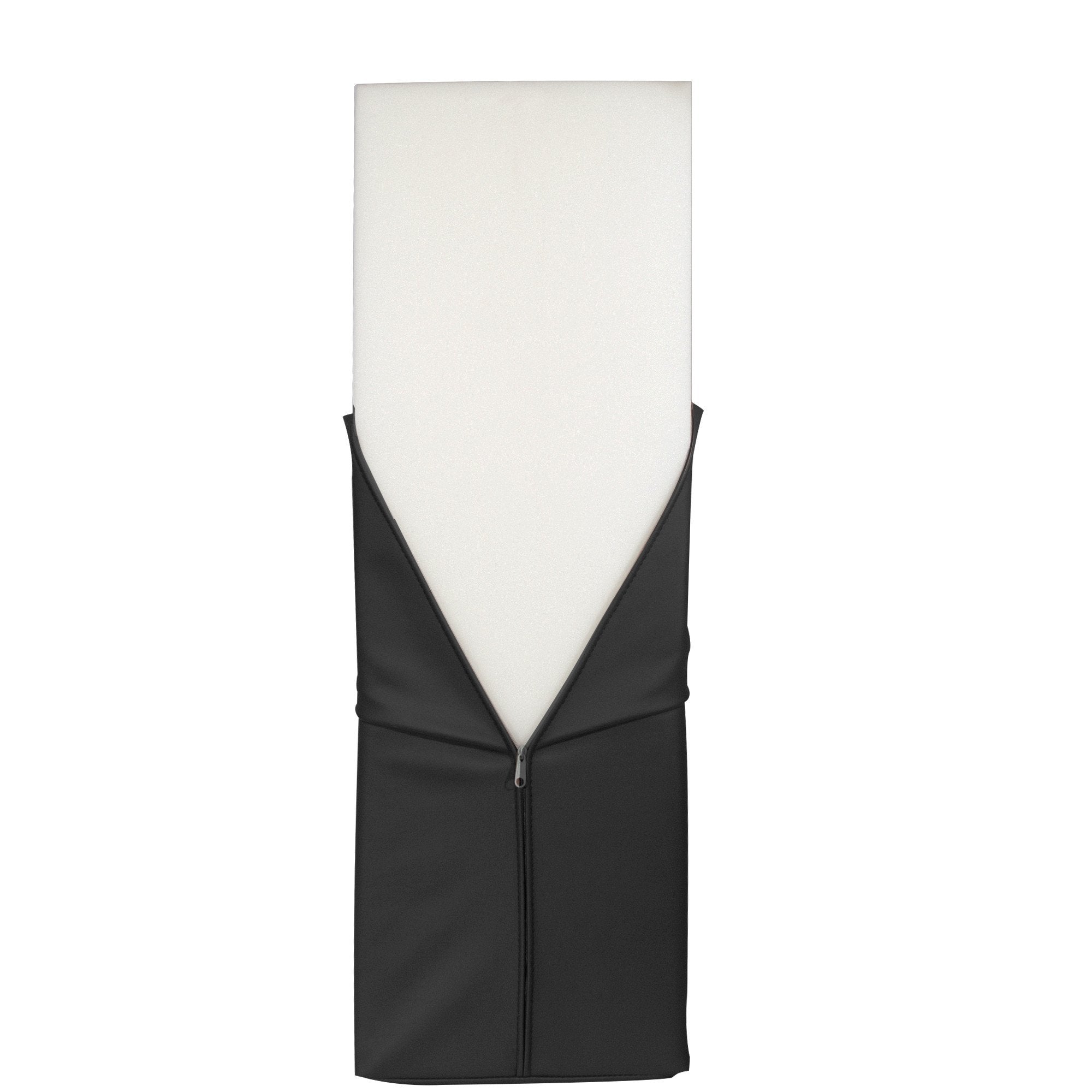 Master Massage knierol, halve rol en nekrol, met ritssluiting, van schuim, klein positioneringshulpmiddel, positioneringsrol en rolkussen voor massage/therapie en massagetafel, zwart