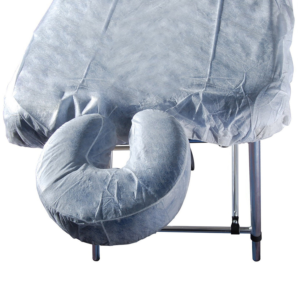 Master Master Massage zachte wegwerp-hoofdsteunhoezen (50 stuks/verpakking), hoes voor de hoofdsteun van een professionele massagetafel, Amerikaans merk