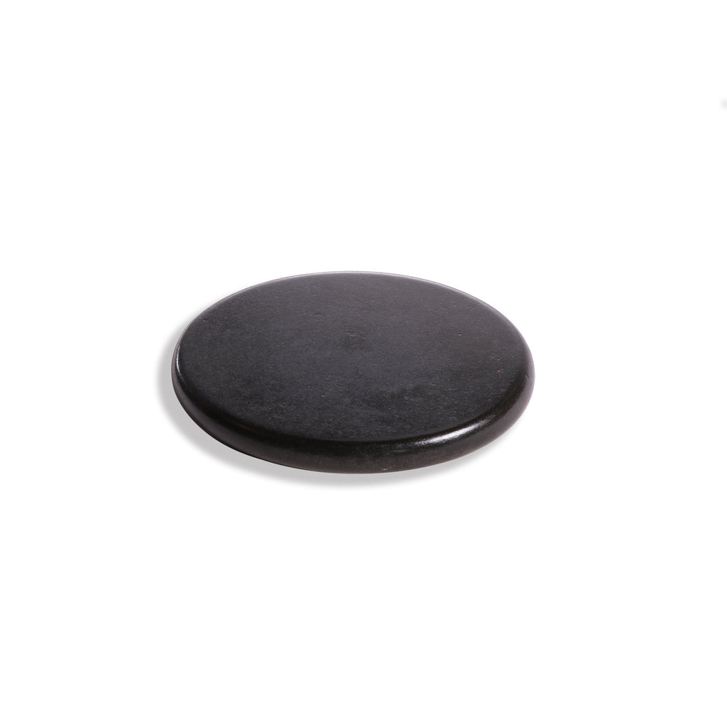 Master Massage Grote Ronde Gecomprimeerde Basaltsteen Massagesteen Hot Stone 8 stuks