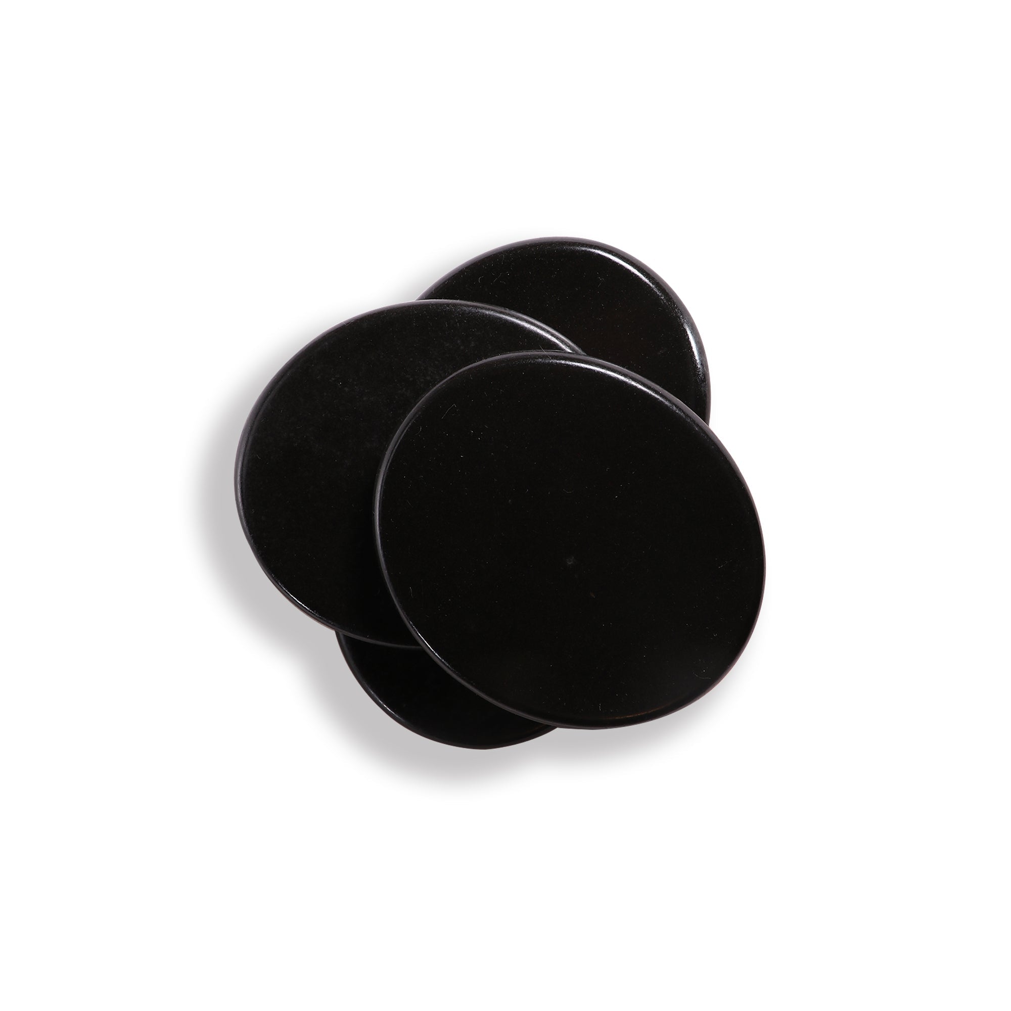 Master Massage Grote Ronde Gecomprimeerde Basaltsteen Massagesteen Hot Stone 8 stuks