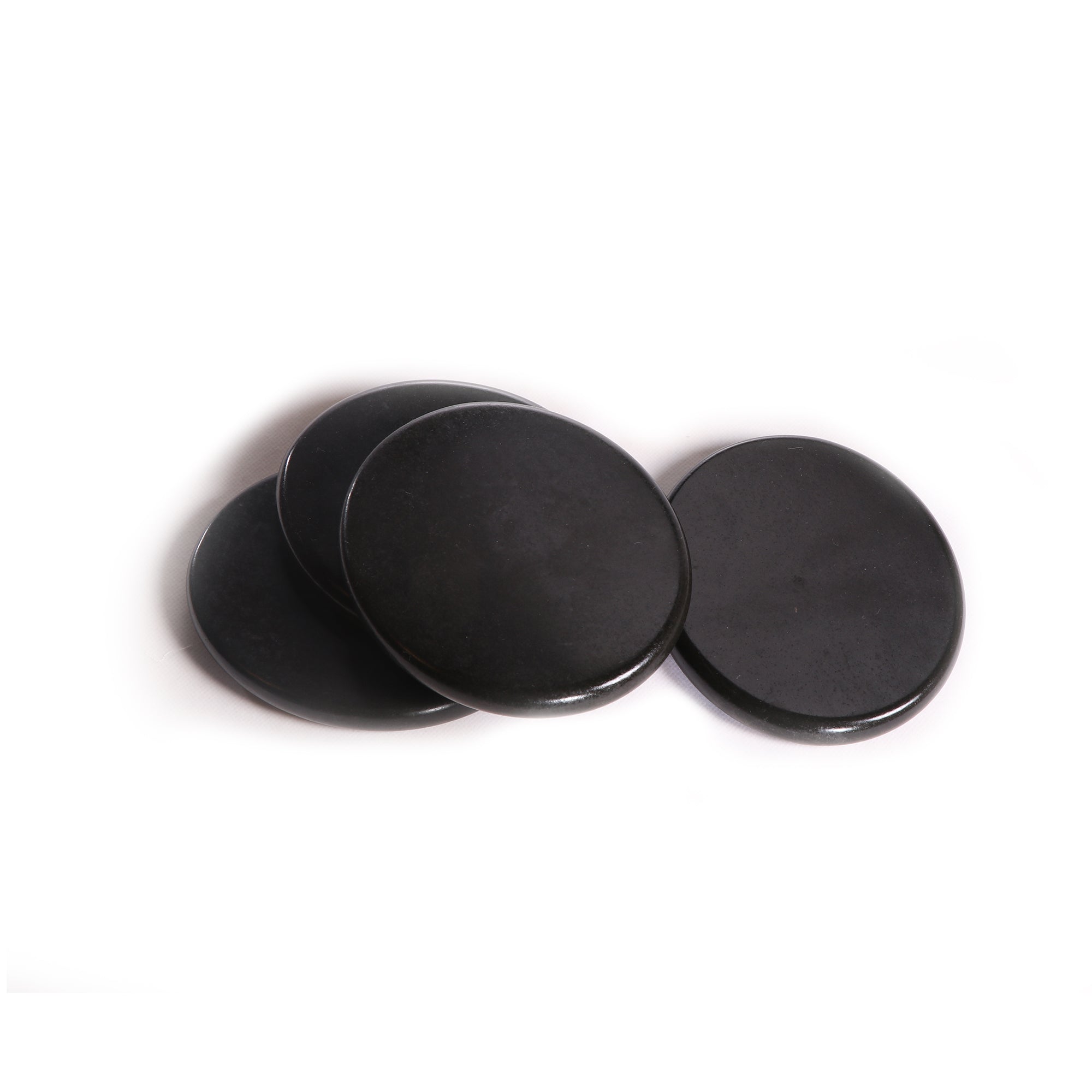 Master Massage Grote Ronde Gecomprimeerde Basaltsteen Massagesteen Hot Stone 8 stuks