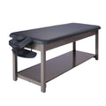 Master Massage 76 cm Bahama vaste massagetafel fysiotherapietafel, koningsblauw