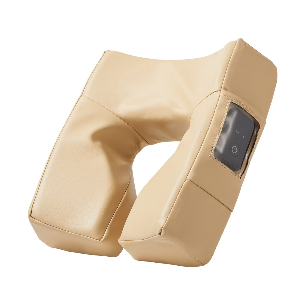 Master Massage ErgonomicDream MusicMaster gezichtskussen met neusuitsparing, hoofdkussen met traagschuim en hi-fi luidspreker, Bluetooth en AUX, voor massagetafel en massagebank
