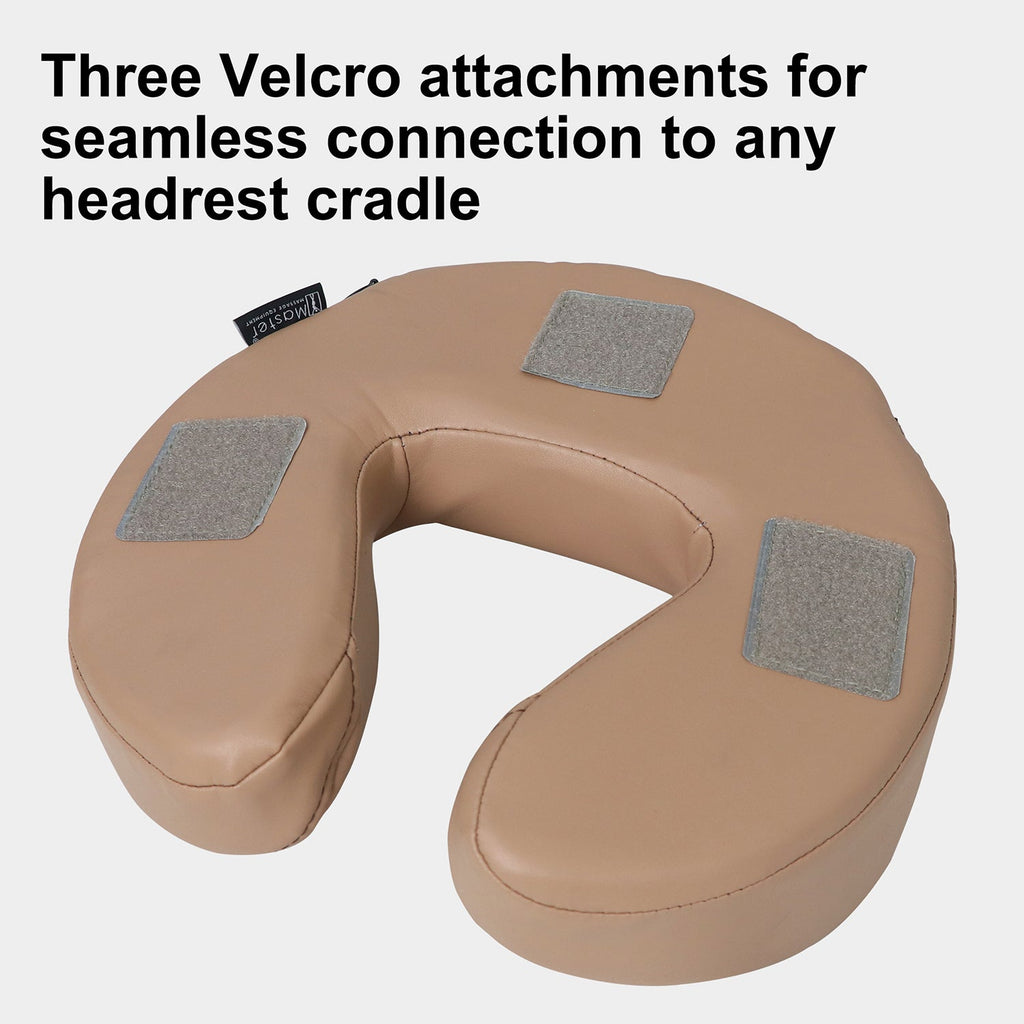 Master Massage Ultra Plush MusicMaster gezichtskussen neushoorn-hoofdkussen met traagschuim en hifi-luidspreker Bluetooth AUX voor massagetafel massagebank zwart