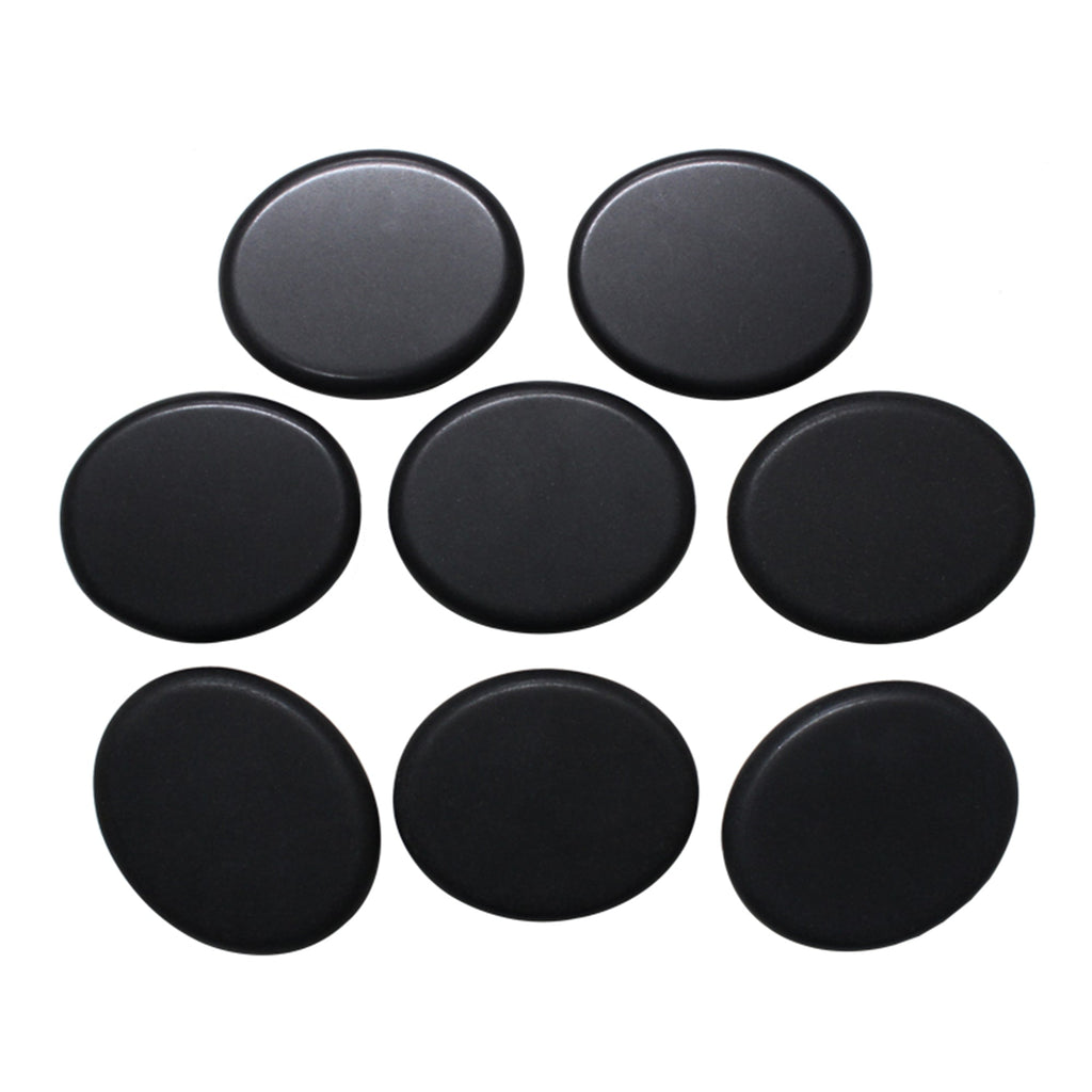 Master Massage Grote Ronde Gecomprimeerde Basaltsteen Massagesteen Hot Stone 8 stuks