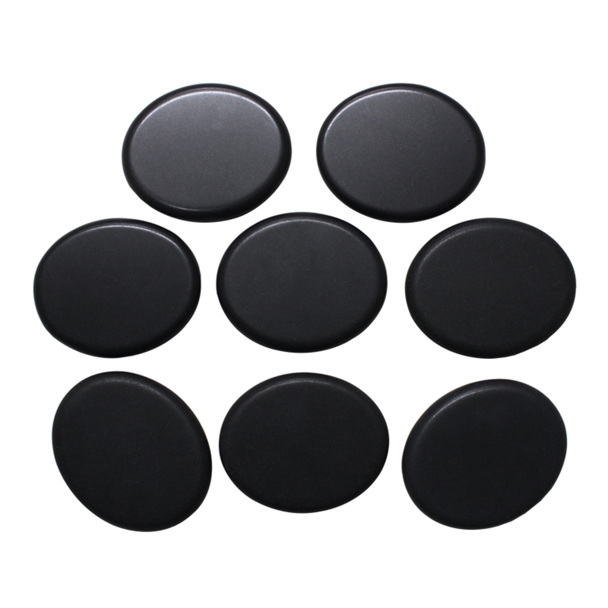 Master Massage Grote Ronde Gecomprimeerde Basaltsteen Massagesteen Hot Stone 8 stuks
