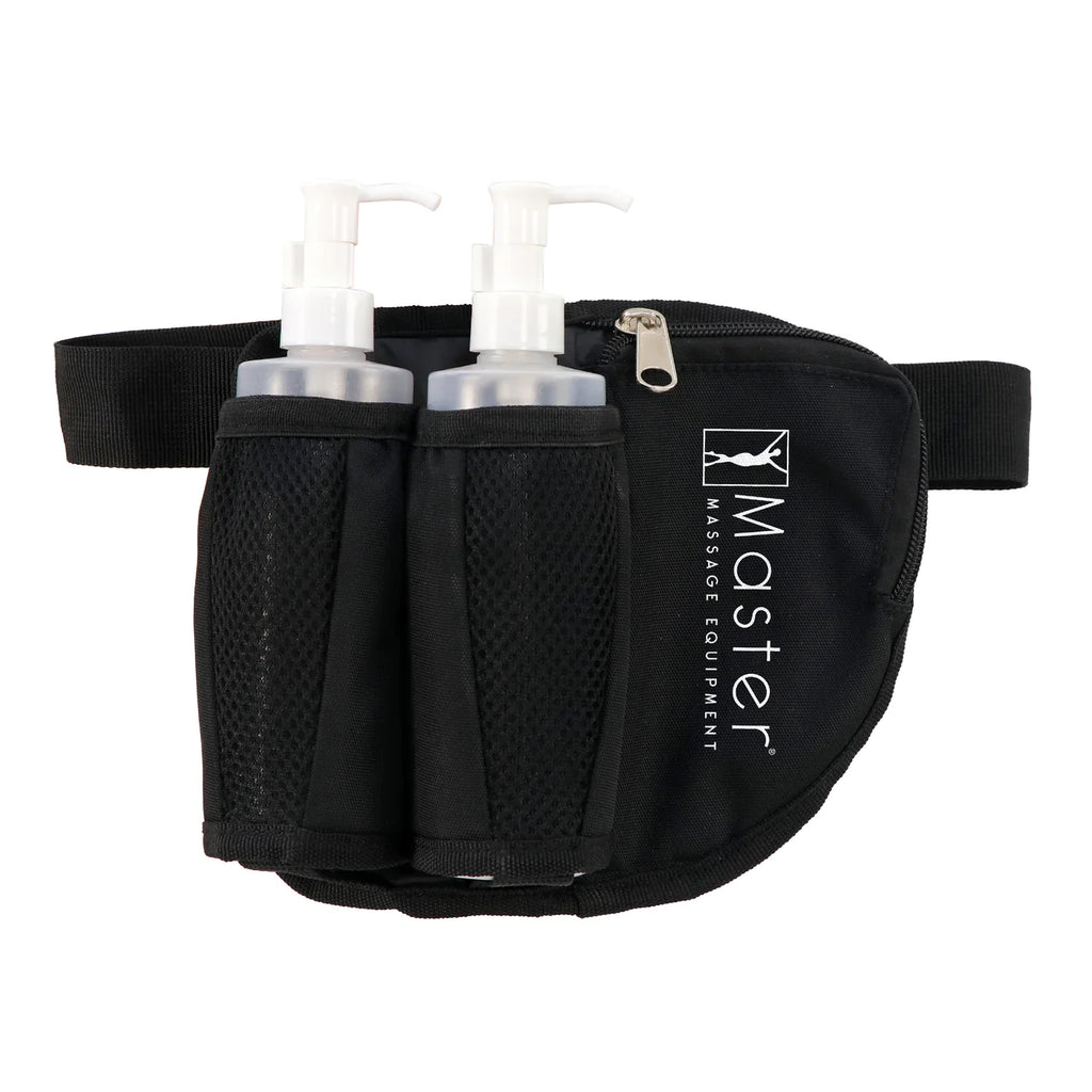 Master Massage olieflessenhouder heuptas incl. doseerfles, ca. 250 ml