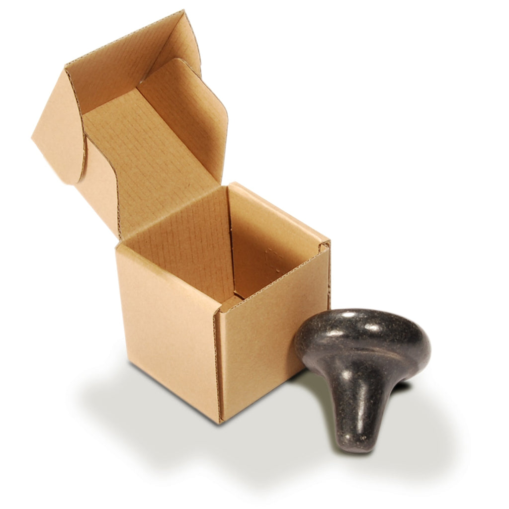 Master Massage paddenstoelvormige basaltsteen voor hotstonemassage triggerpoint-tool 1 st.