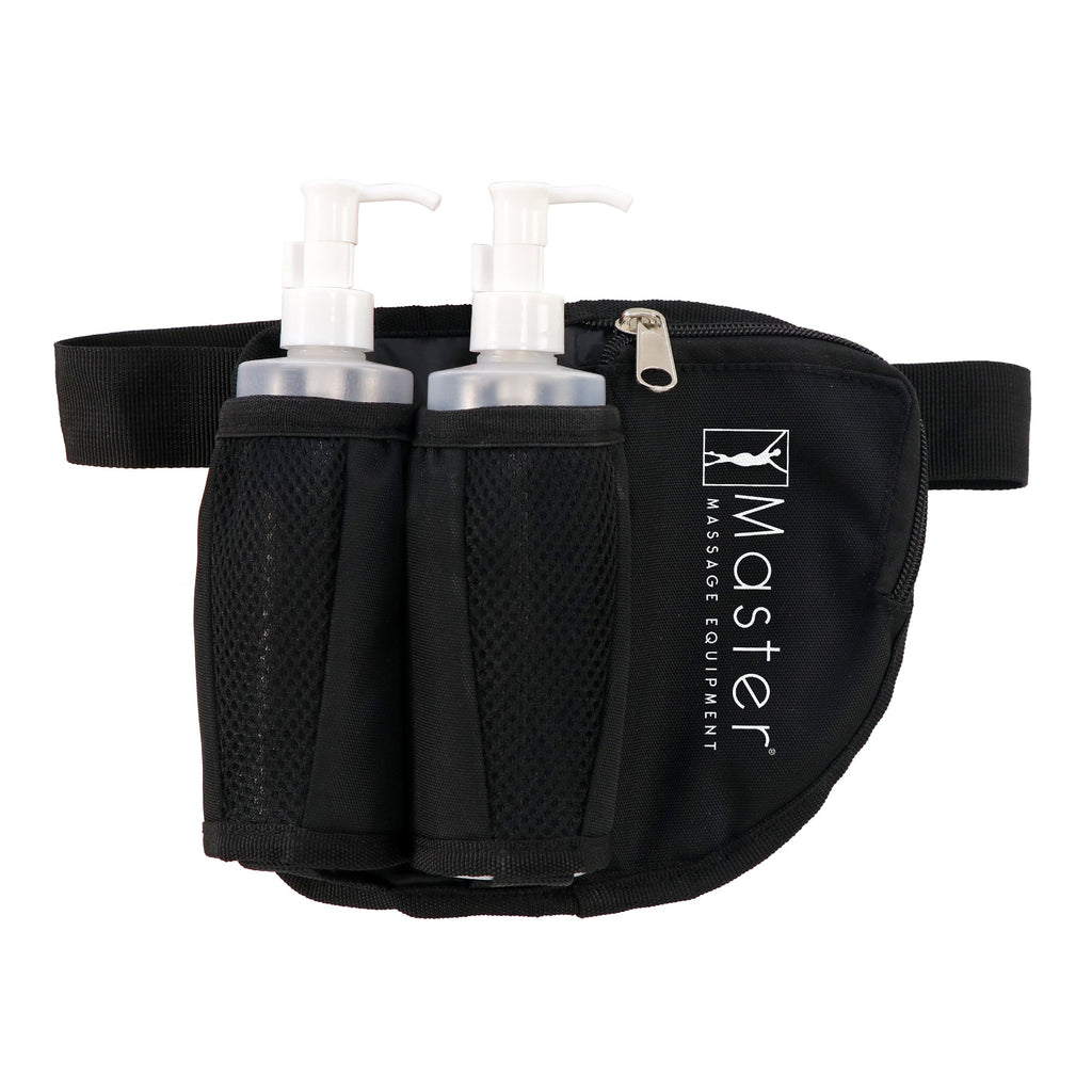 Master Massage olieflessenhouder heuptas incl. doseerfles, ca. 250 ml