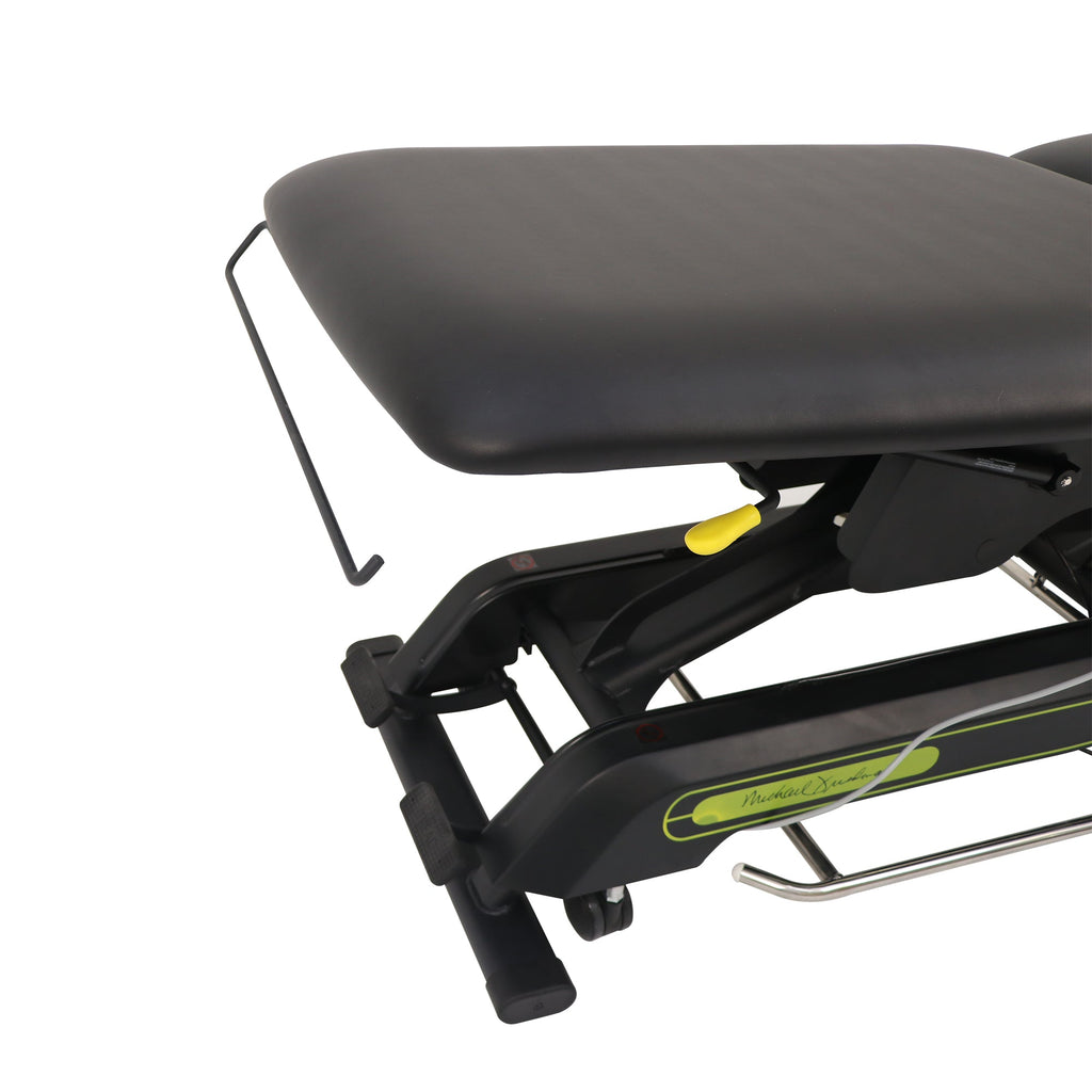 Master Massage Premier Cabell elektrische therapietafel osteopathische massagetafel behandeltafel in hoogte verstelbaar met rondom voetbediening 3-delig