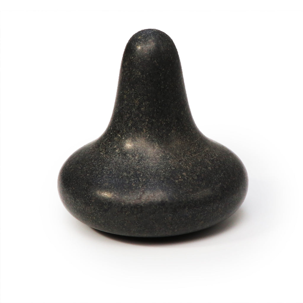 Master Massage paddenstoelvormige basaltsteen voor hotstonemassage triggerpoint-tool 1 st.