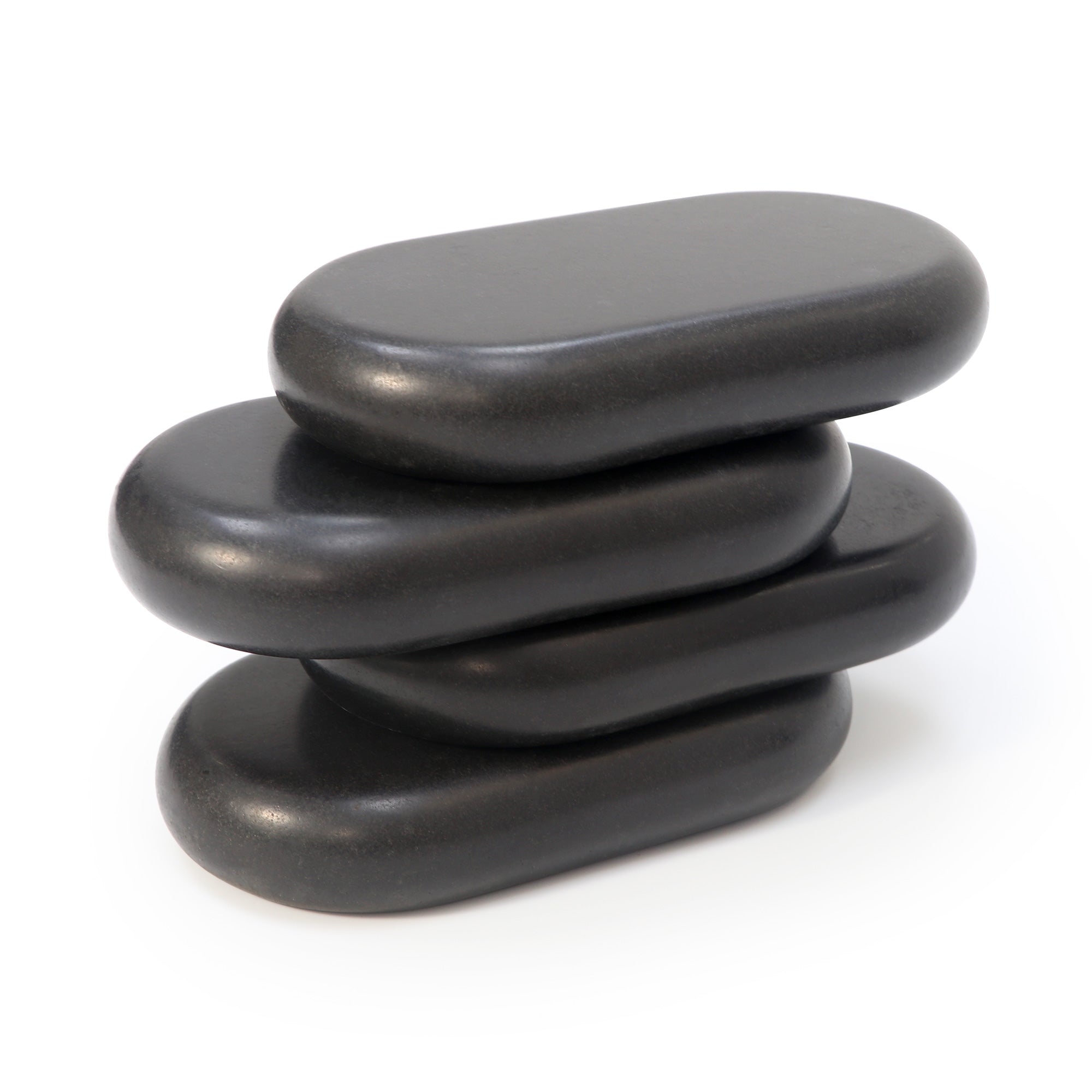 Master Massage Grote ovale basalt hotstone-massagestenen (XXX)