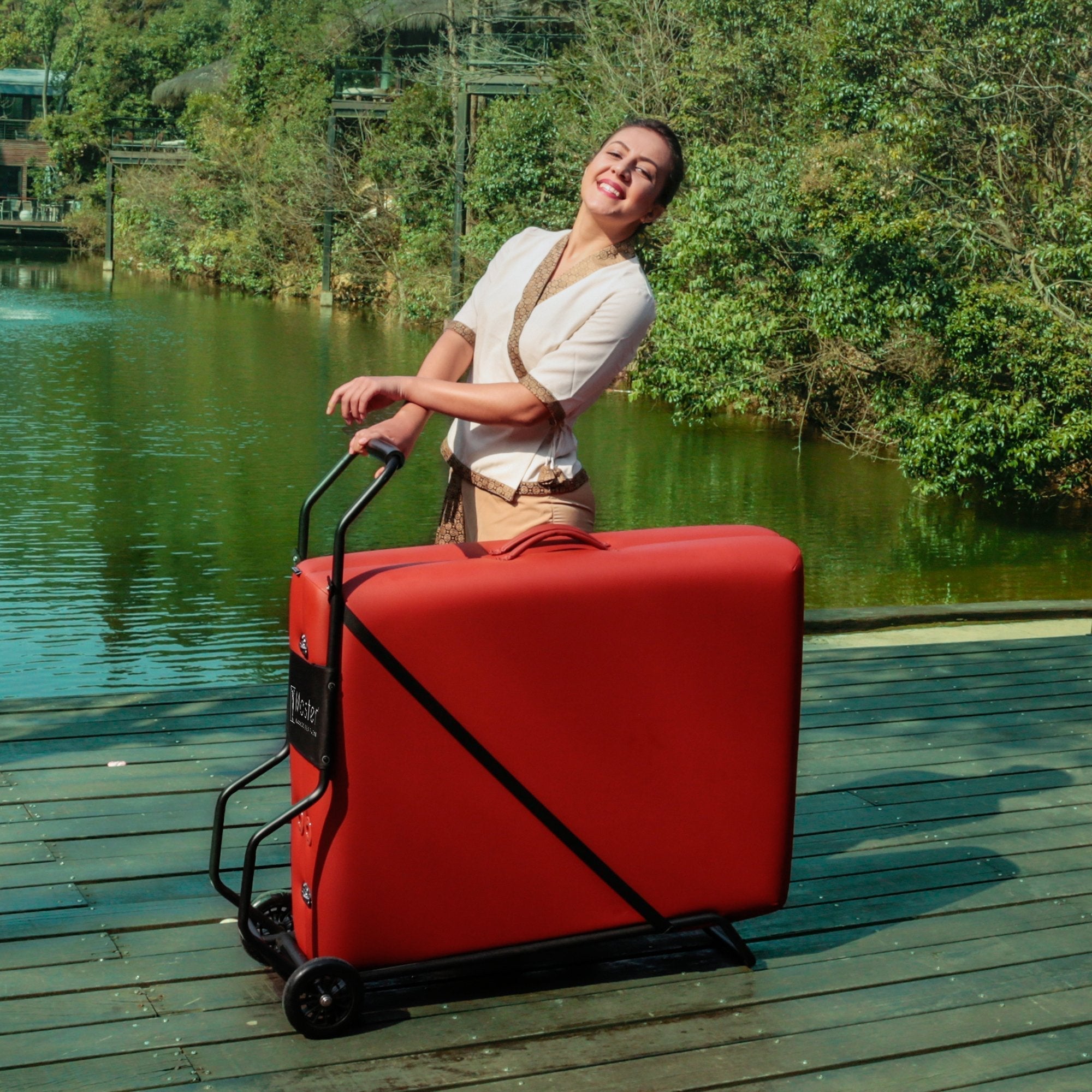 Master Massage transportwagens voor massagetafels