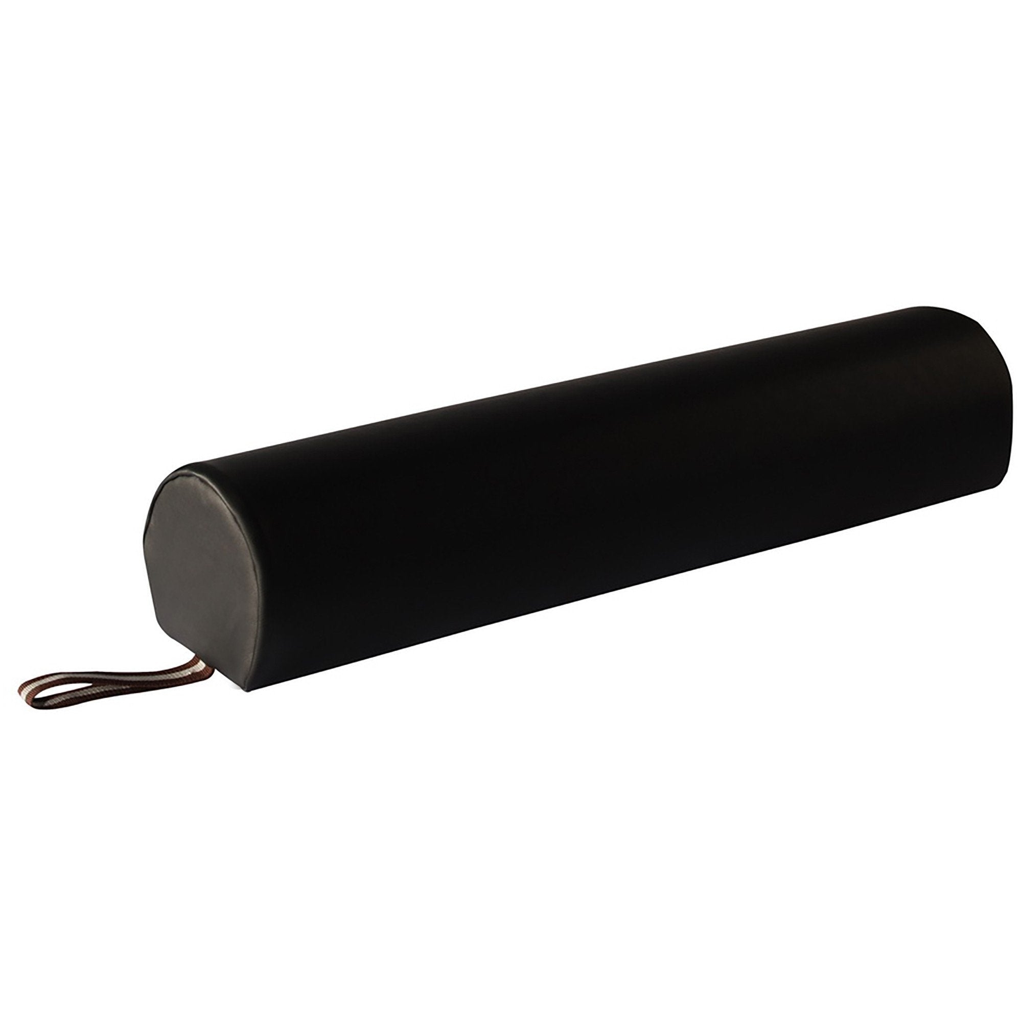 Master Massage knierol, ronde rol, nekrol ca. 15 cm, 3/4 positioneringshulpmiddel, positioneringsrol voor massagetherapie en massagetafel, zwart