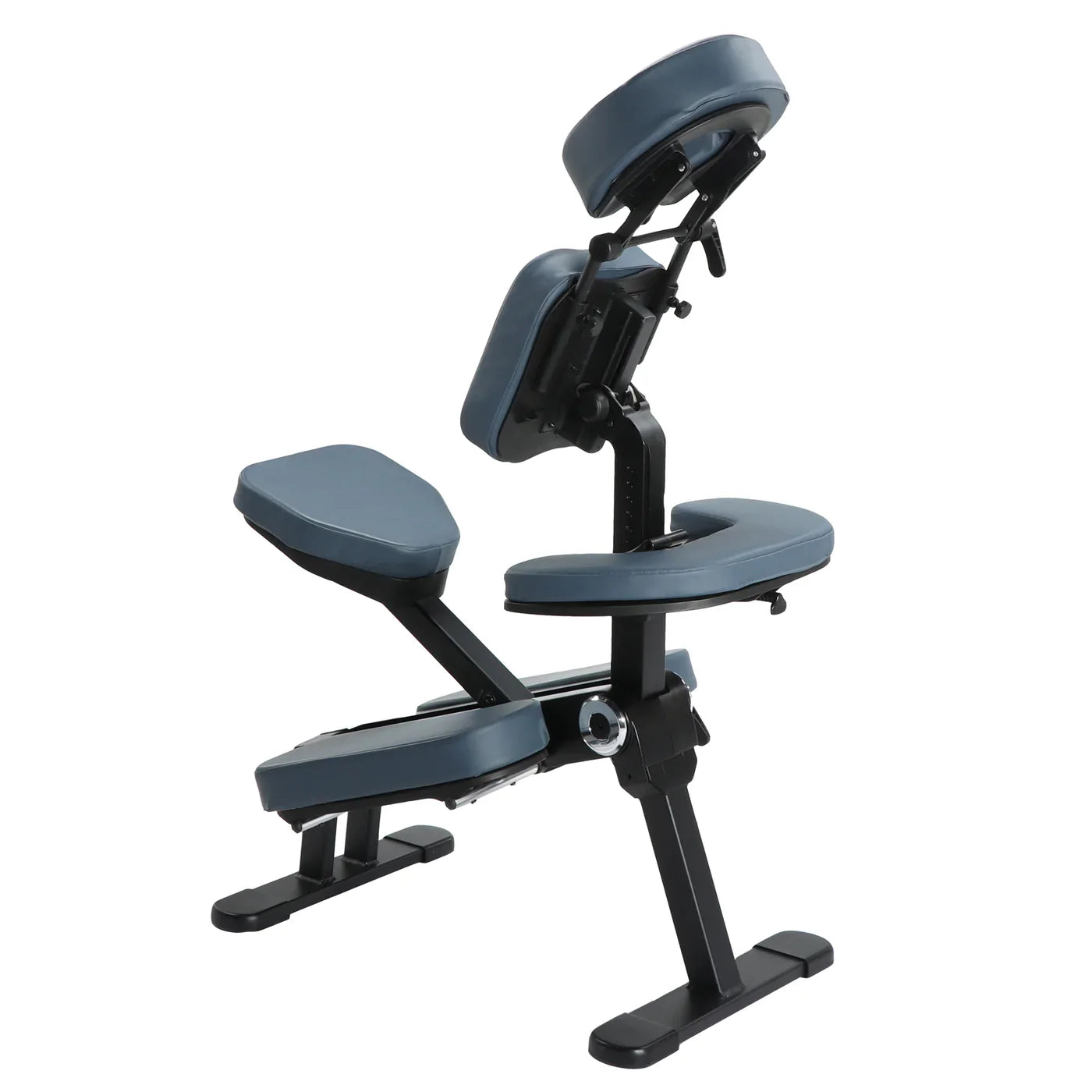 Master Massage Gymlane mobiele massagestoel inklapbaar koningsblauw