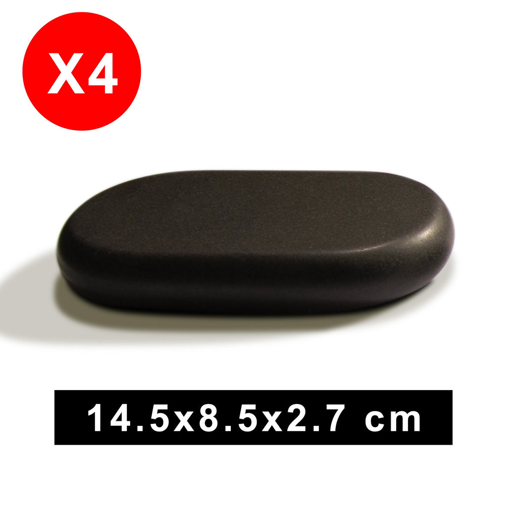 Master Massage Grote ovale basalt hotstone-massagestenen (XXX)