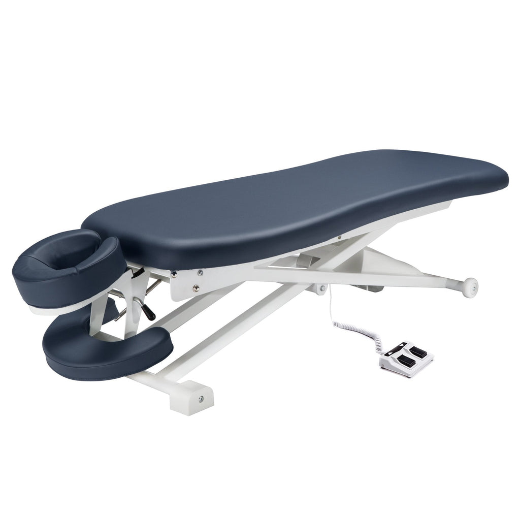 Master Massage® 74cm TheraMaster ? vlakke elektrische Powerlift-tafel koningsblauw