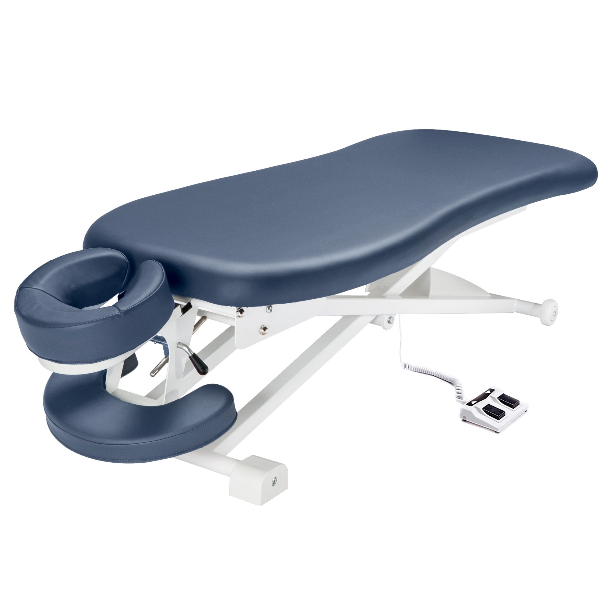 Master Massage® 74cm TheraMaster ? vlakke elektrische Powerlift-tafel koningsblauw