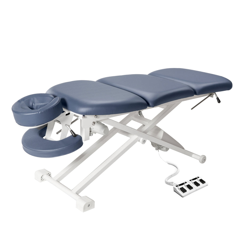Master Massage® 74cm TheraMaster ? Elektrische massagetafel met 4 secties Koningsblauw