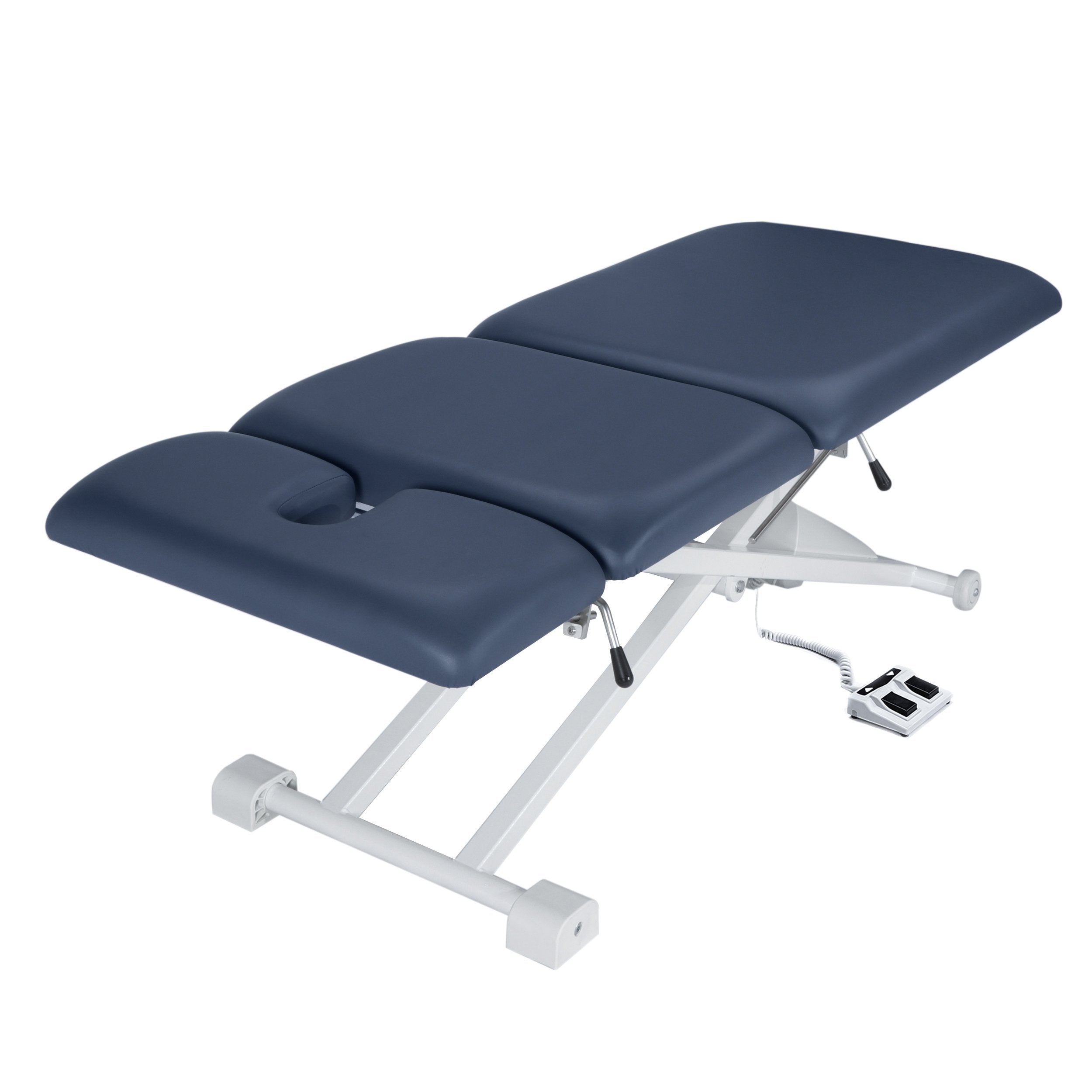 Master Massage® 74cm TheraMaster ? 3-delige elektrische behandeltafel met krachtige lift, koningsblauw