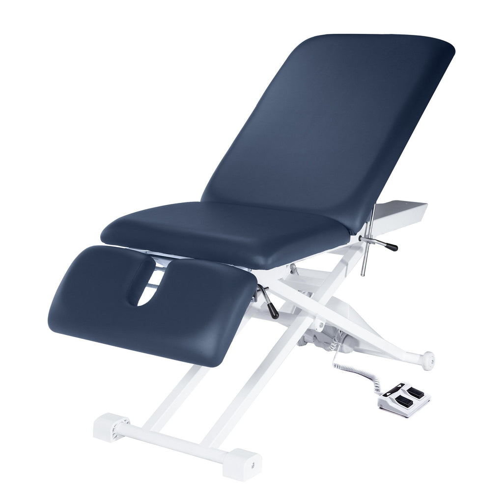 Master Massage® 74cm TheraMaster ? 3-delige elektrische behandeltafel met krachtige lift, koningsblauw