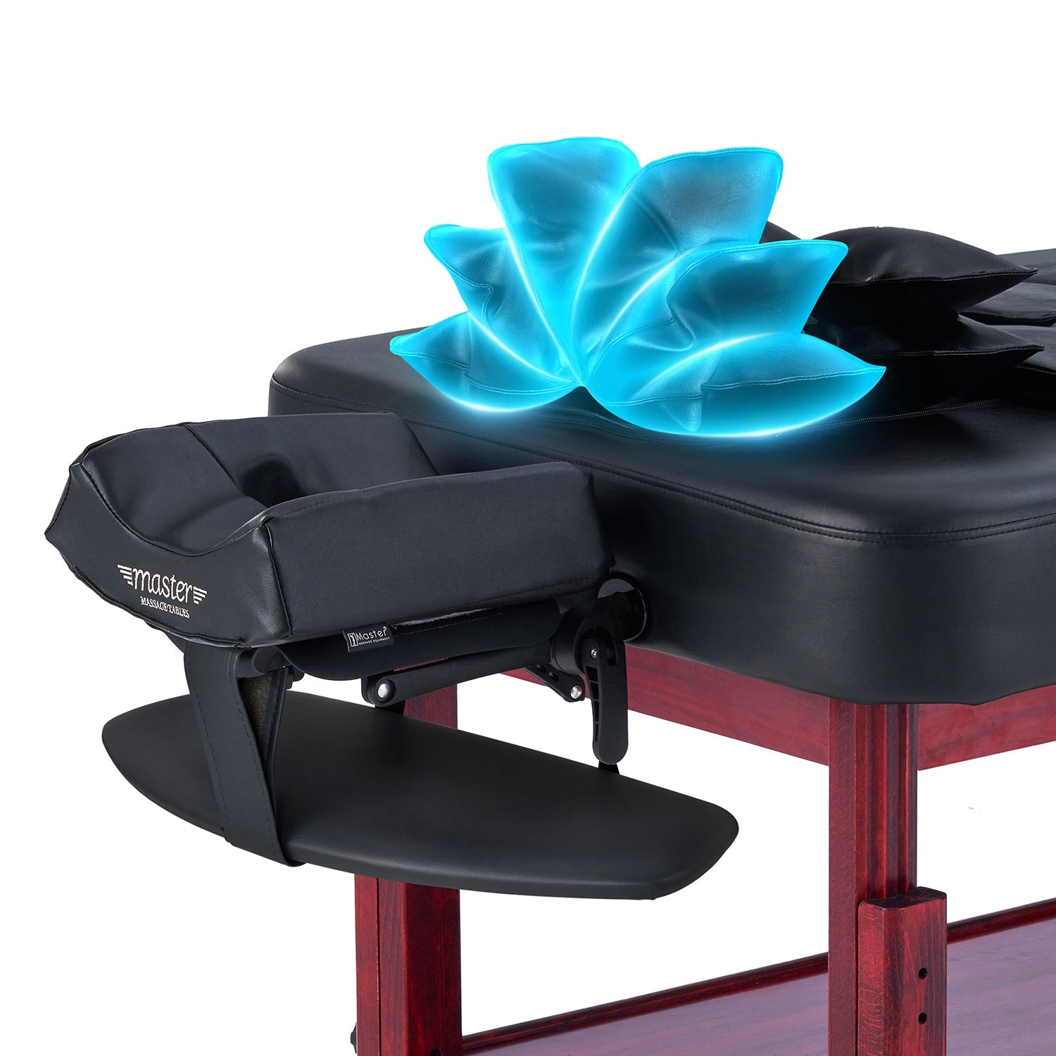 Master Massage 76cm AirMaster-II Airwave-massagetherapietafel voor stretching van het hele lichaam met airbags.