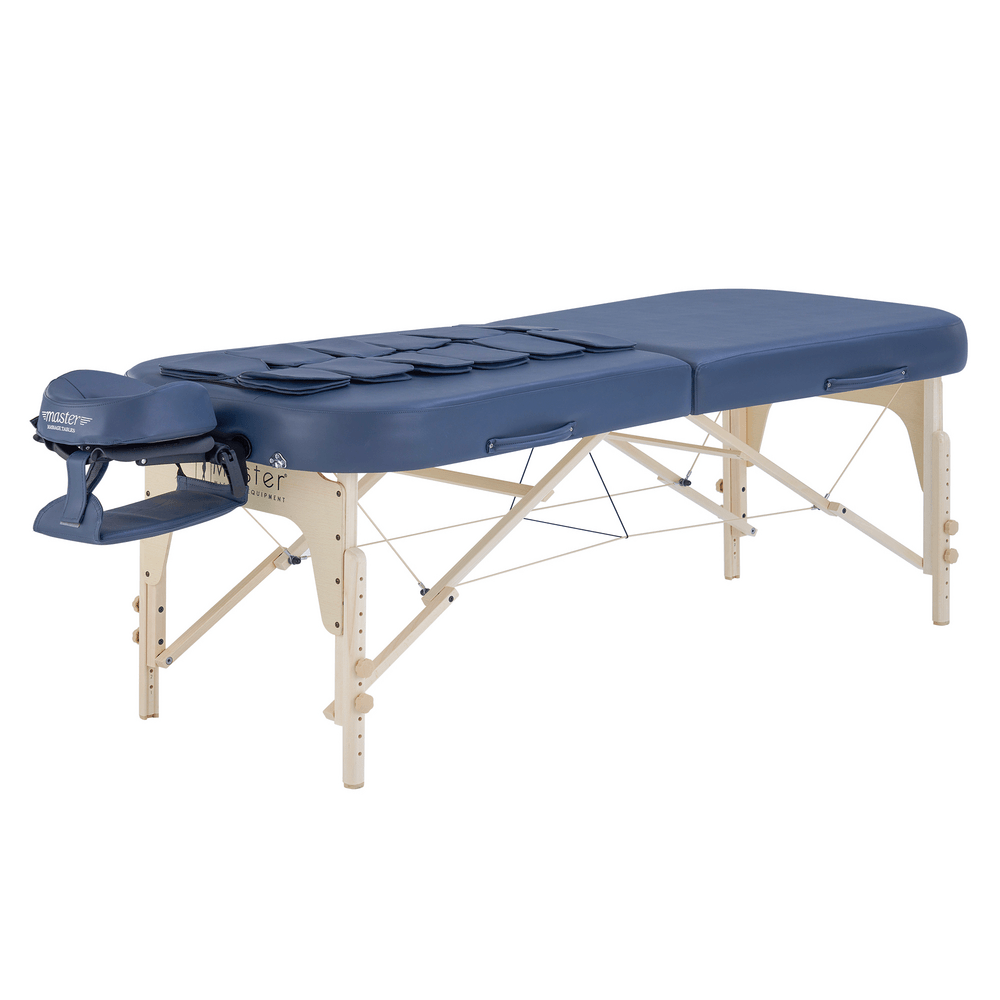 Master Massage 76 cm Concord Airwave draagbare massagatafel voor stretchen van het hele lichaam.