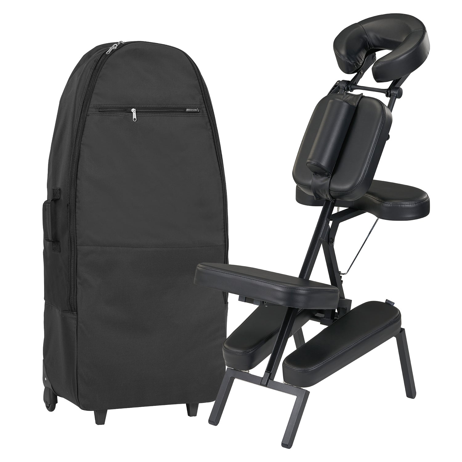 Inklapbare mobiele massagestoel, tattoostoel voor luchthavenmassage, licht, draagbaar en voordelig