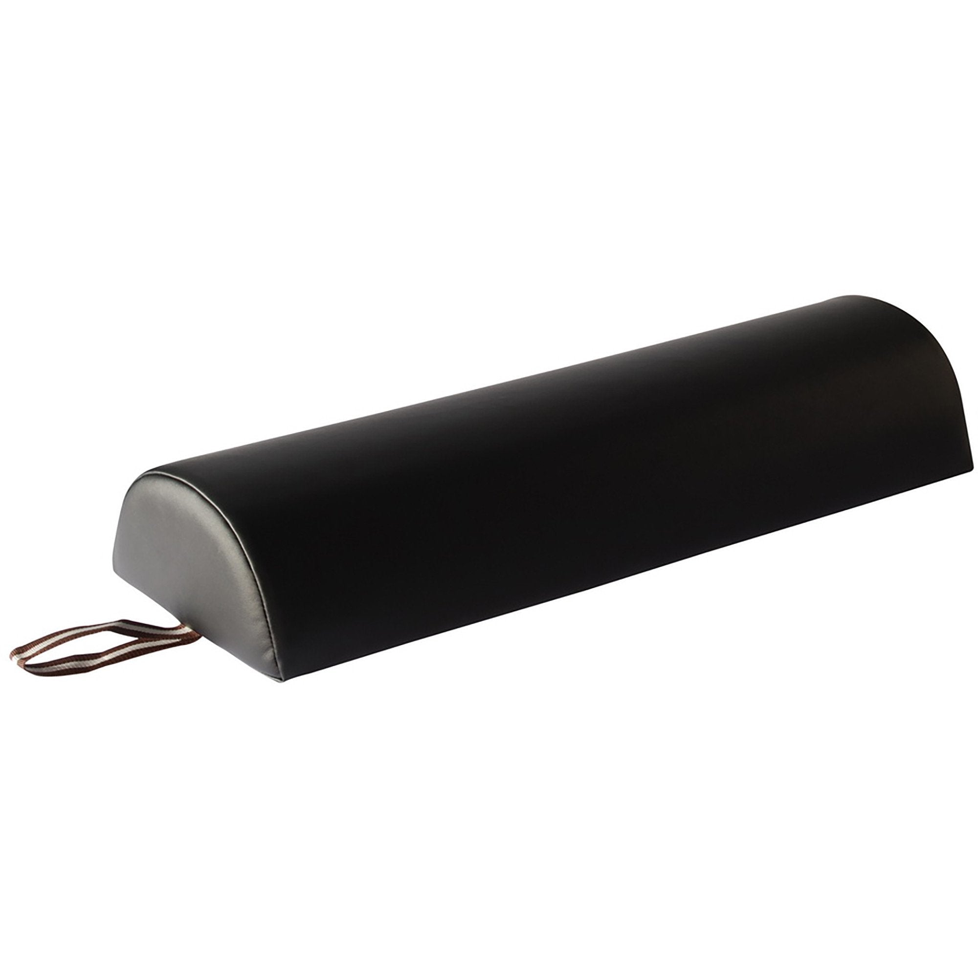 Master Massage knierol, halve rol en nekrol, 15 cm, kleine ondersteuningsrol, rolkussen voor massage/therapie en massagetafel, zwart