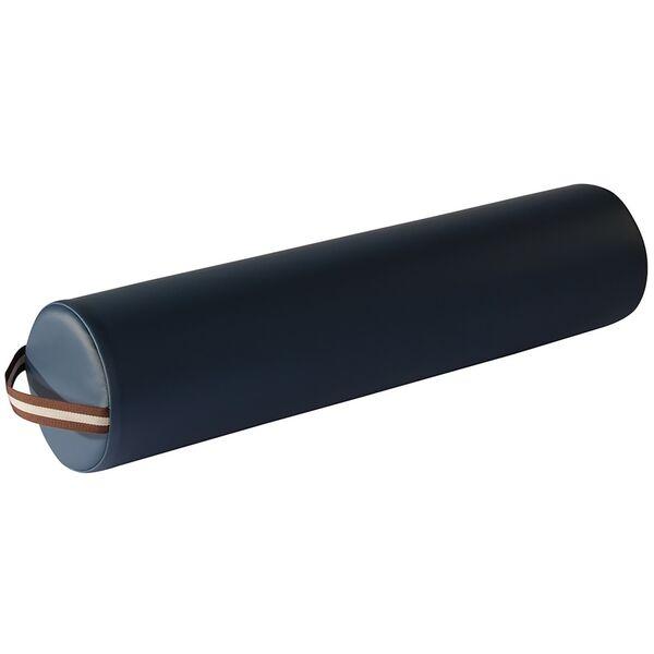 Master Massage Knie- en nekrol, ronde rol ca. 15 cm x 66 cm, positioneringshulpmiddel voor massagetherapie en massagetafel - koningsblauw