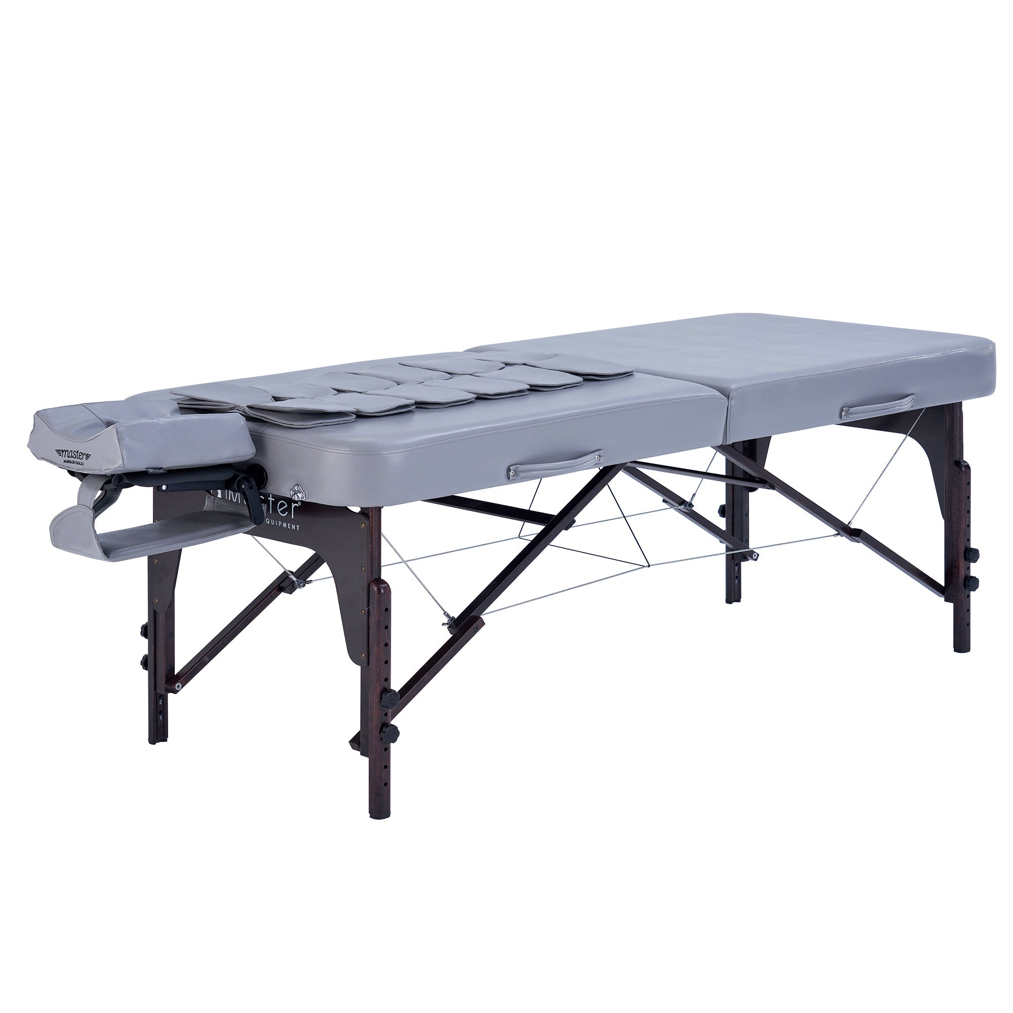 Master Massage 76 cm Bristol Airwave draagbare massagetherapietafel voor stretching van het hele lichaam.