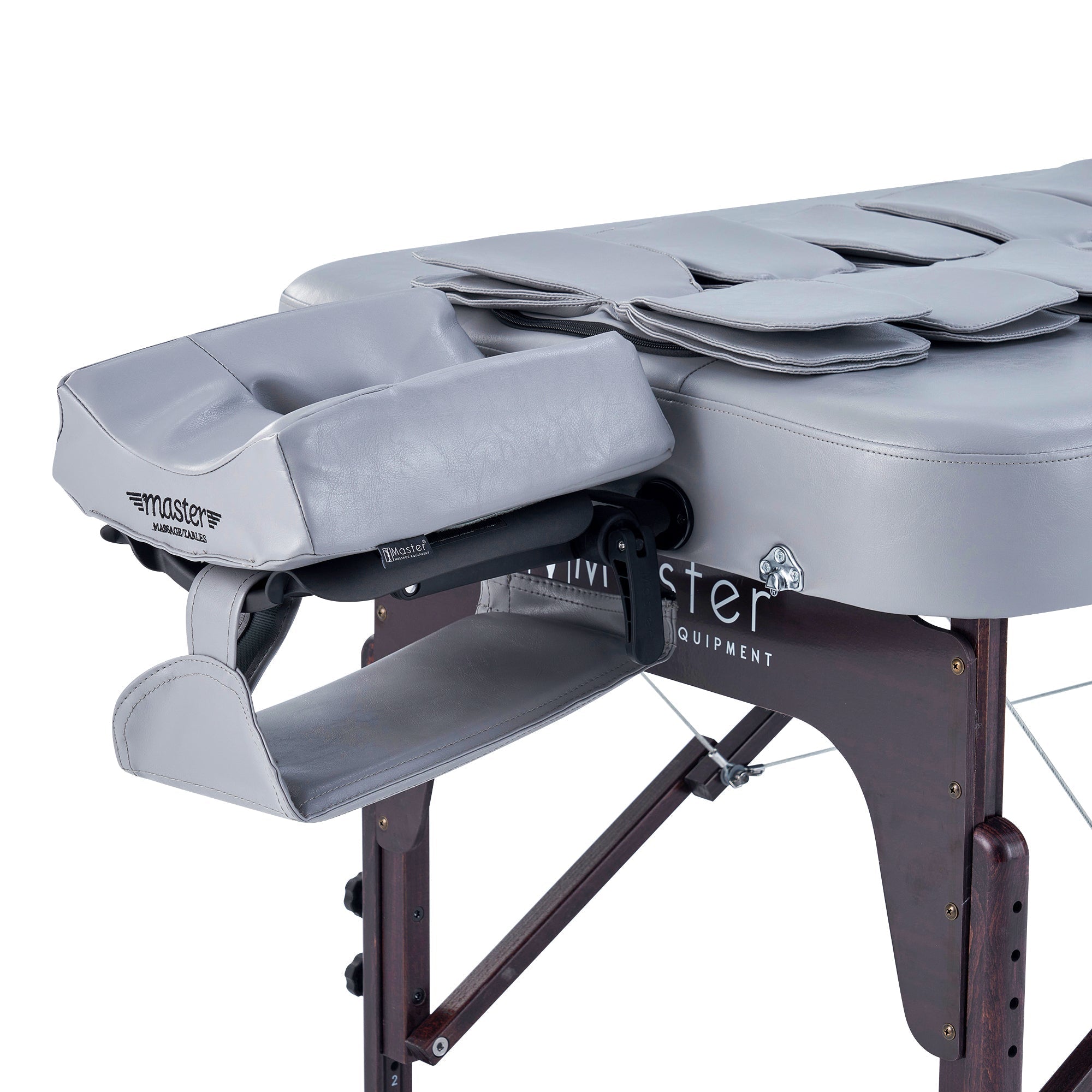 Master Massage 76 cm Bristol Airwave draagbare massagetherapietafel voor stretching van het hele lichaam.