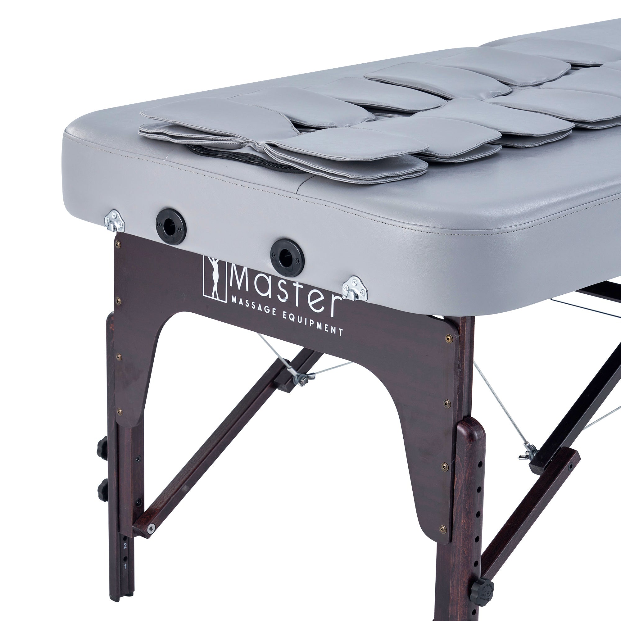 Master Massage 76 cm Bristol Airwave draagbare massagetherapietafel voor stretching van het hele lichaam.