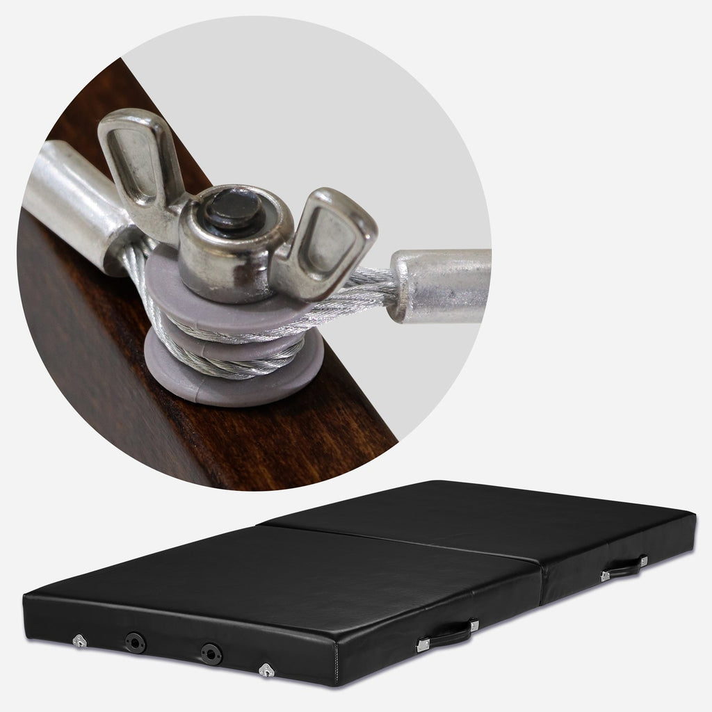Feldenkrais-ligtafel, mobiele opvouwbare ligtafel voor yoga, Thaise massage, revalidatietraining, massagebank en behandeltafel