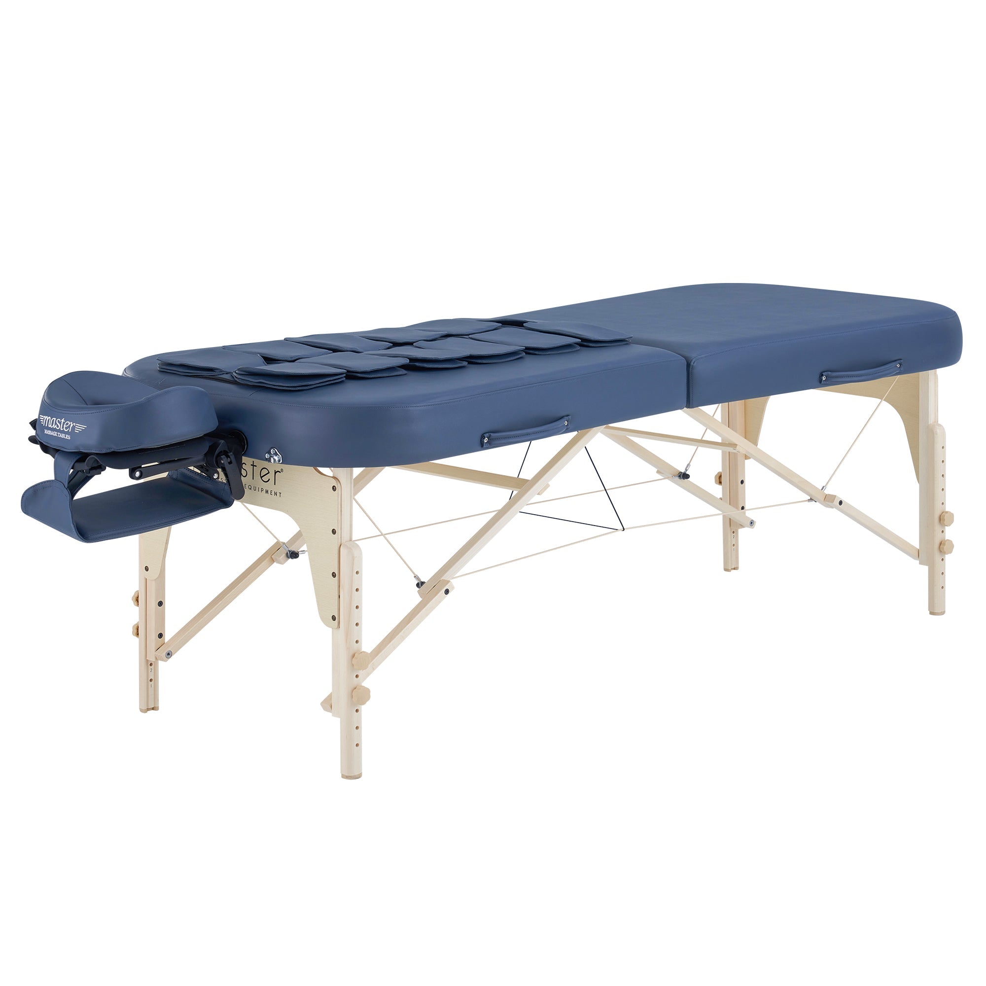 Master Massage 76 cm Concord Airwave draagbare massagatafel voor stretchen van het hele lichaam.