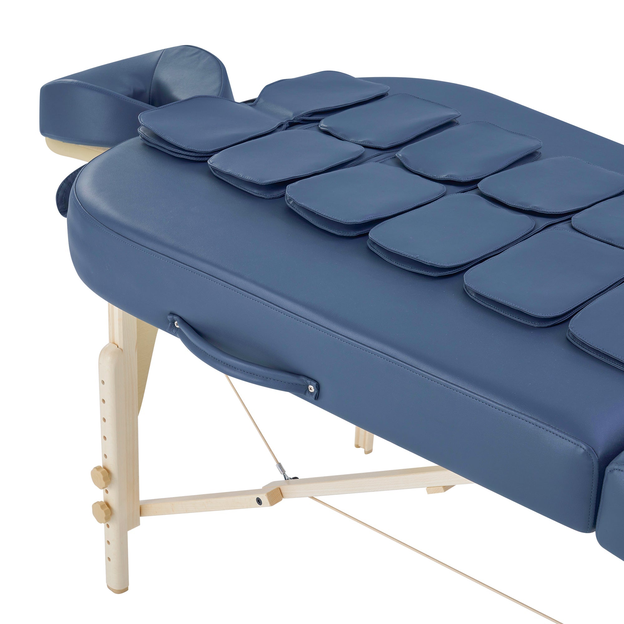 Master Massage 76 cm Concord Airwave draagbare massagatafel voor stretchen van het hele lichaam.