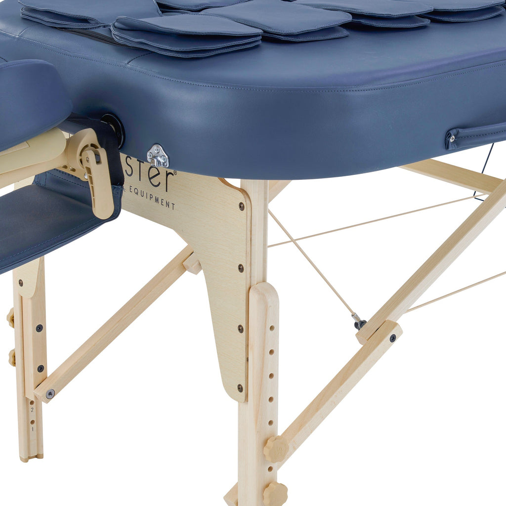 Master Massage 76 cm Concord Airwave draagbare massagatafel voor stretchen van het hele lichaam.