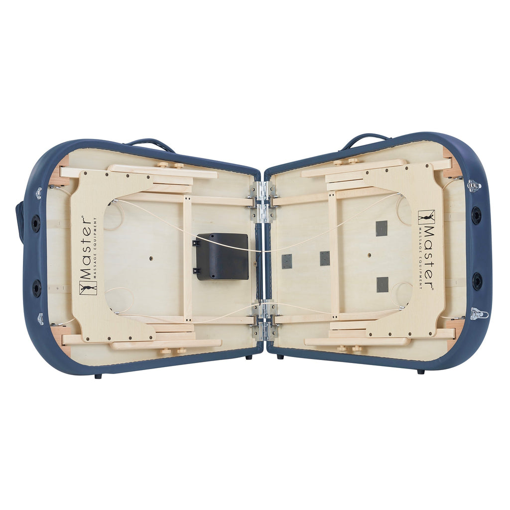 Master Massage 76 cm Concord Airwave draagbare massagatafel voor stretchen van het hele lichaam.