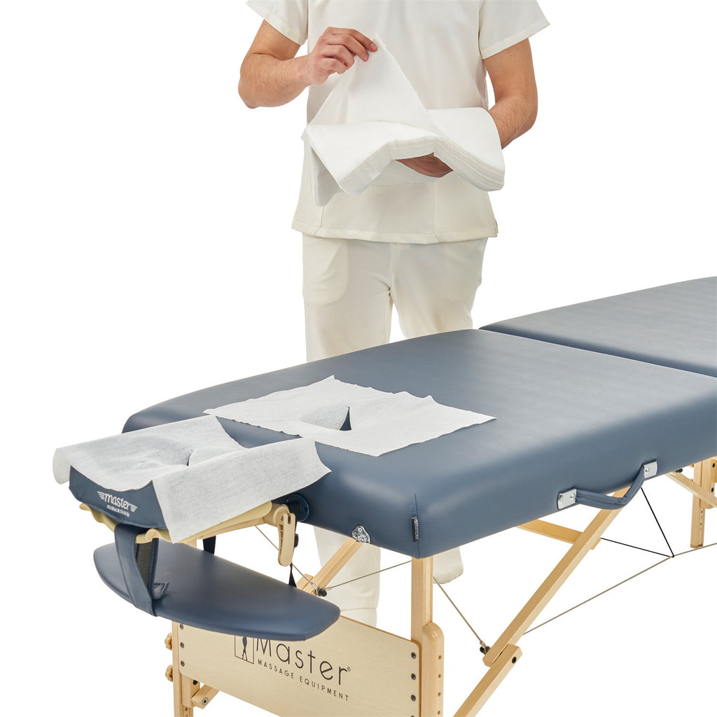 Wegwerp hoes voor massagetafel, hoofdsteun en gezichtskussen, schoon en hygiënisch, mobiel en inklapbaar, voor massage, tatoeage en schoonheidsbehandeling