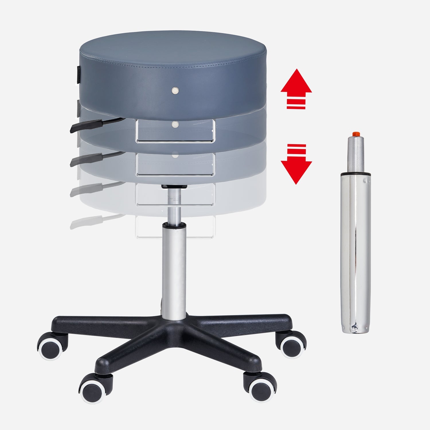 Master Massage Costco™ rolkruk/draaikruk voor cosmetische behandelingen, koningsblauw