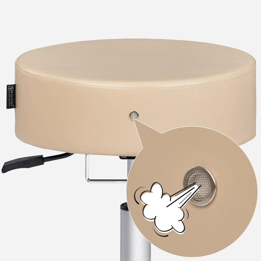 Master Massage Costco™ glijdende rolkruk draaikruk cosmetische kruk beige