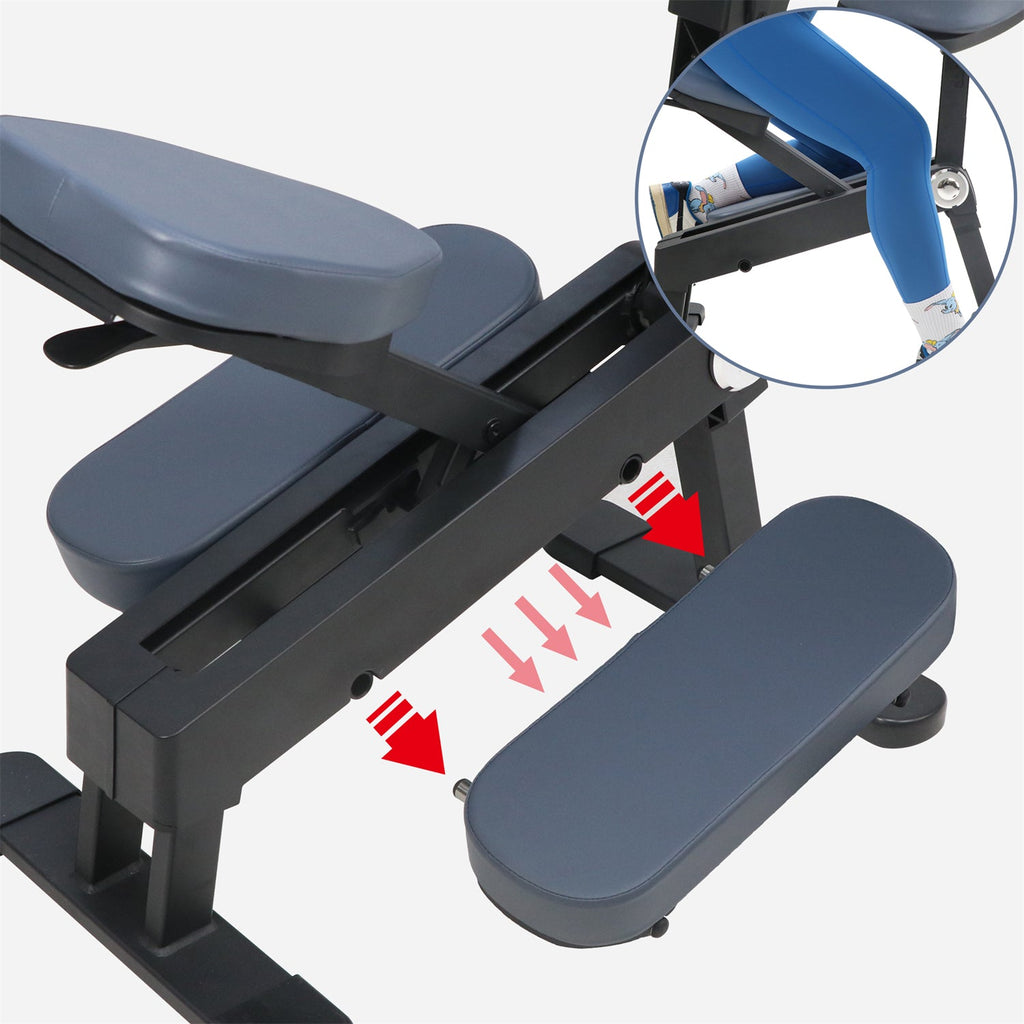 Master Massage Gymlane mobiele massagestoel inklapbaar koningsblauw