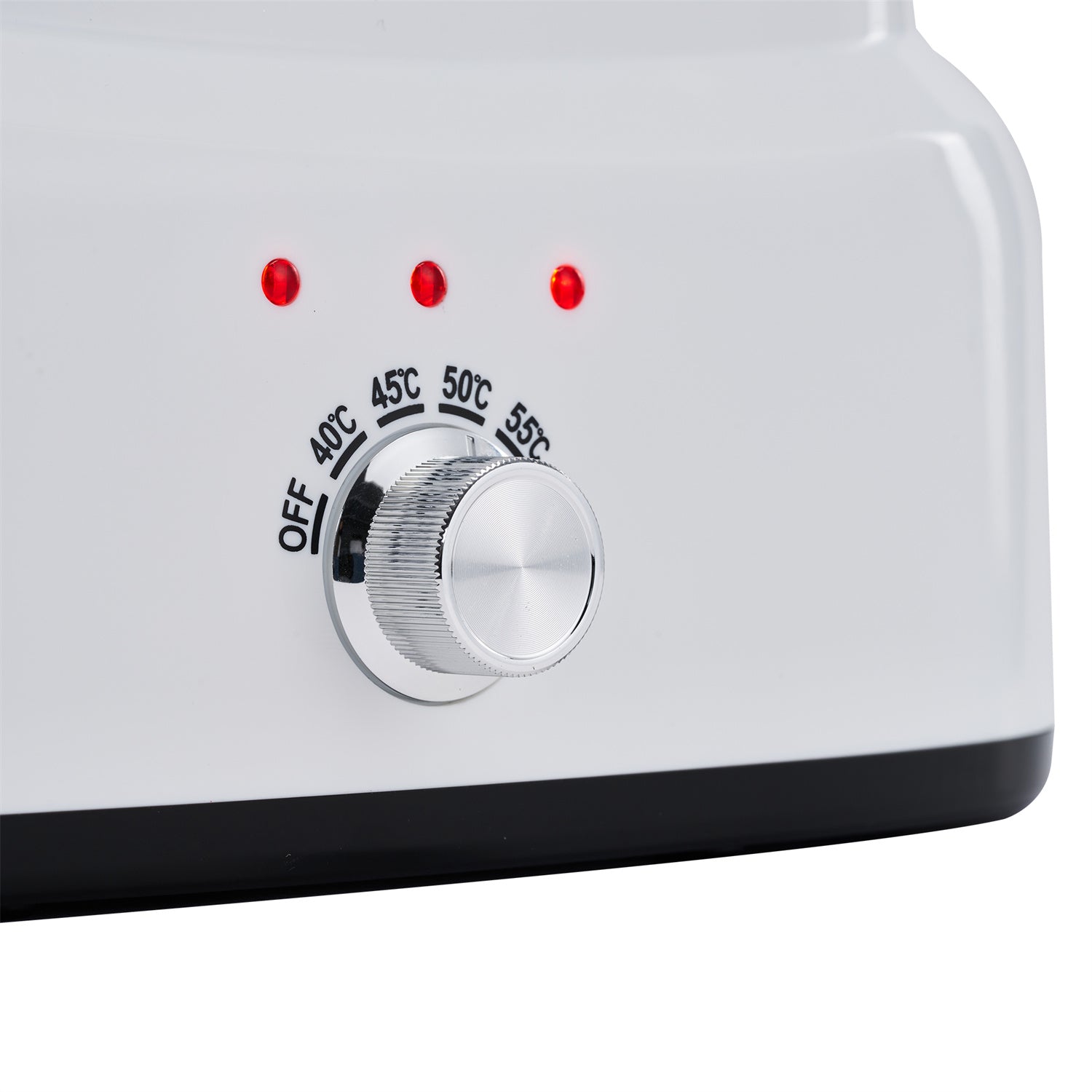 Master Massage 3-delige set massageolieverwarmer crème- en lotionverwarmer met dispenser