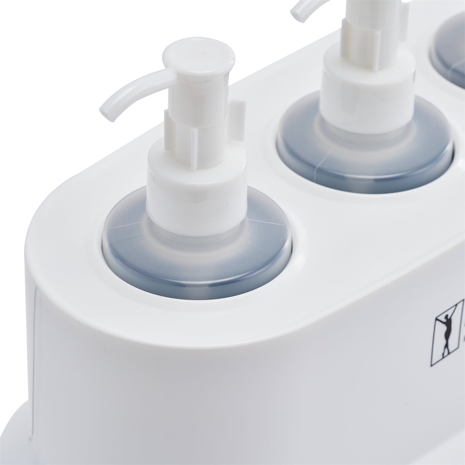 Master Massage 3-delige set massageolieverwarmer crème- en lotionverwarmer met dispenser