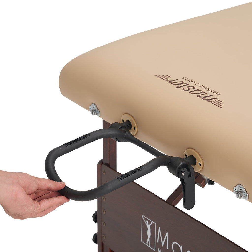 Master Massage Simplicity verstelbare hoofdsteun met gezichtssteun voor mobiele massagebank
