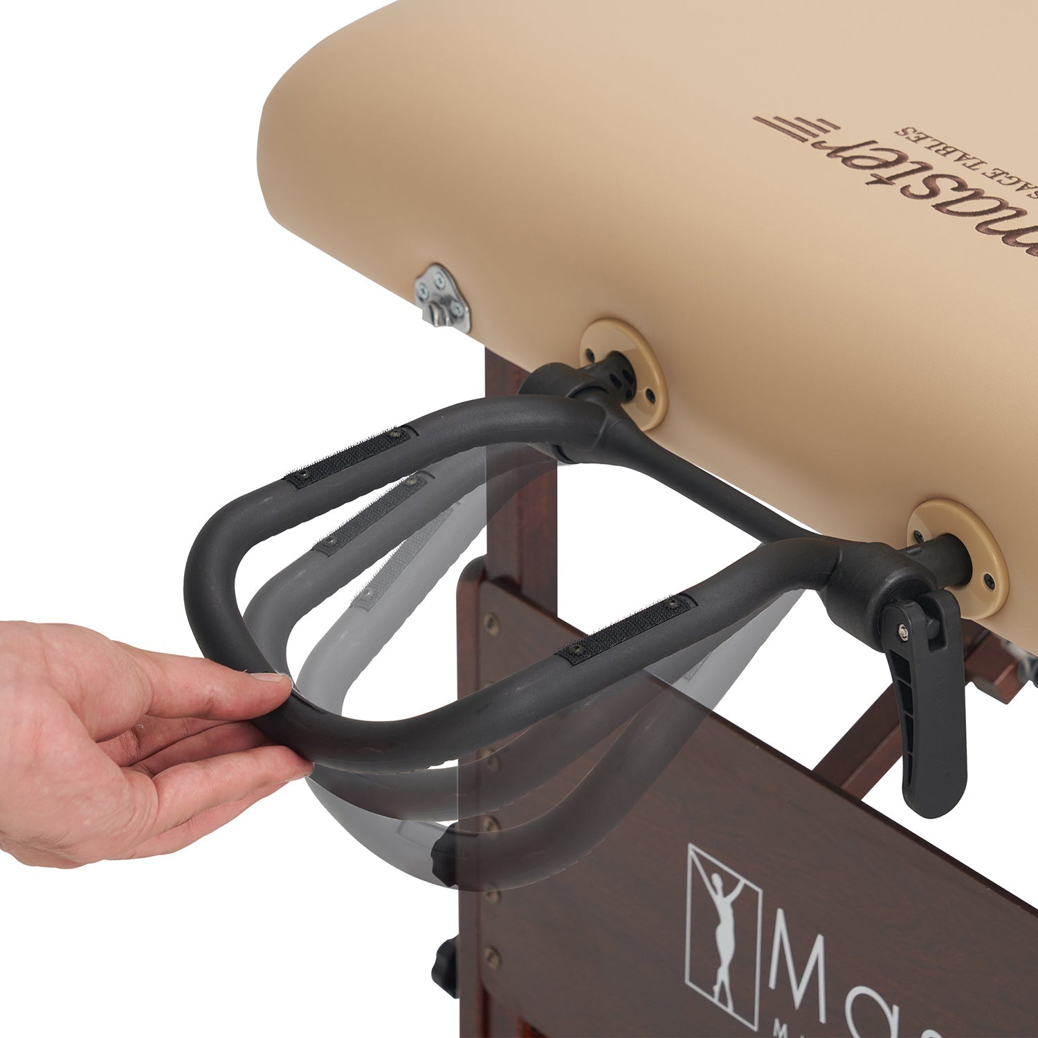 Master Massage Simplicity verstelbare hoofdsteun met gezichtssteun voor mobiele massagebank
