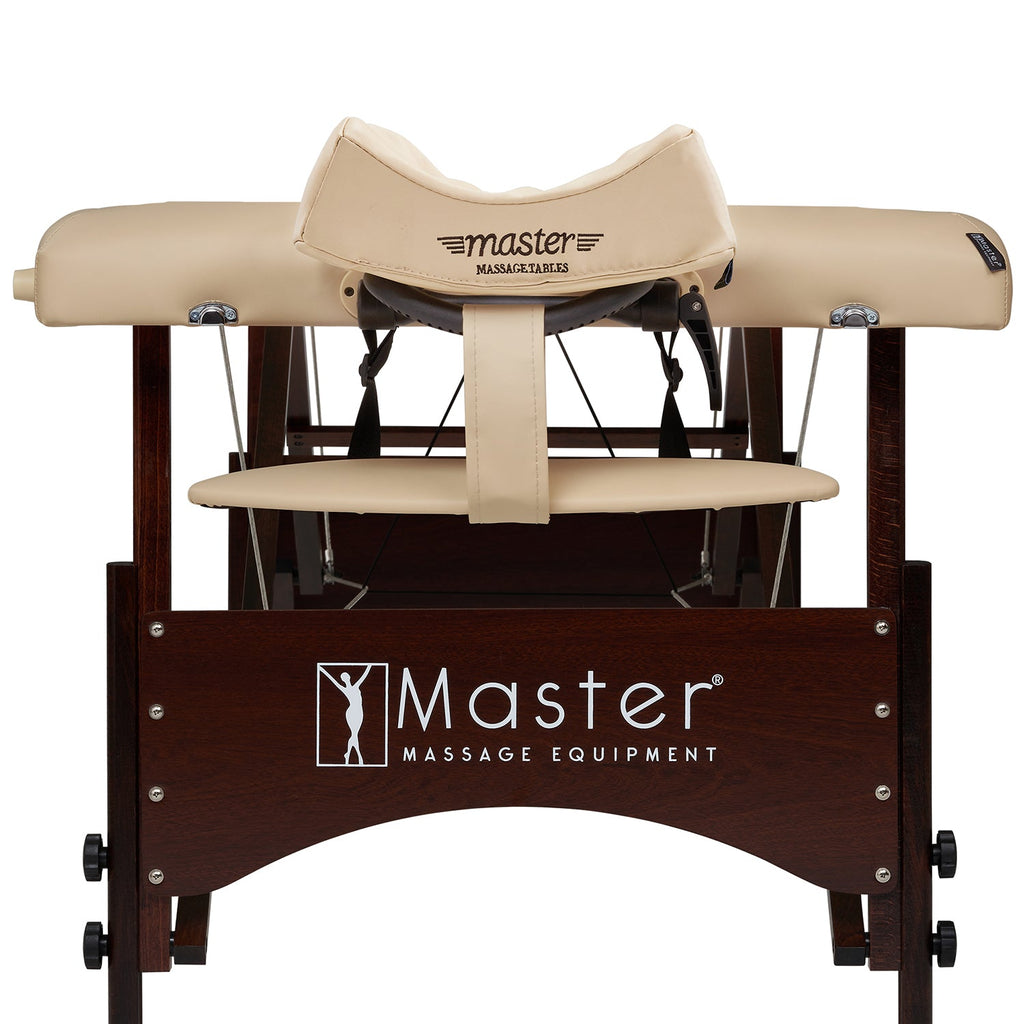 Master Massage Simplicity verstelbare hoofdsteun met gezichtssteun voor mobiele massagebank