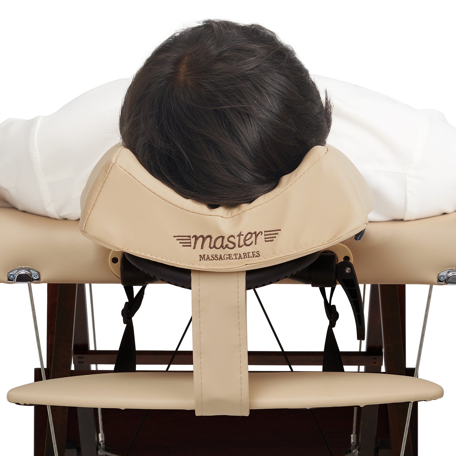 Master Massage Simplicity verstelbare hoofdsteun met gezichtssteun voor mobiele massagebank